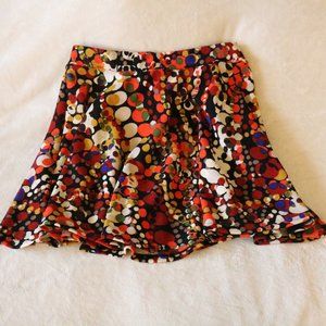 Funky Polyester-Spandex Skirt